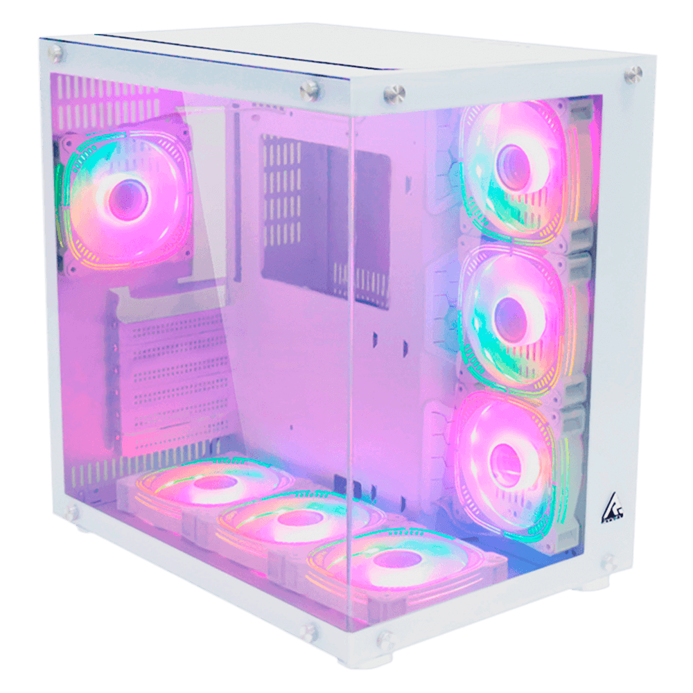 Pc Gamer AMD Ryzen 5 5600GT 16GB 3200MHZ (Radeon Vega 7) SSD 480GB, 500w 80 Plus, Gabinete Ryvel com 10 Fans ARGB + Controladora - NLI87548