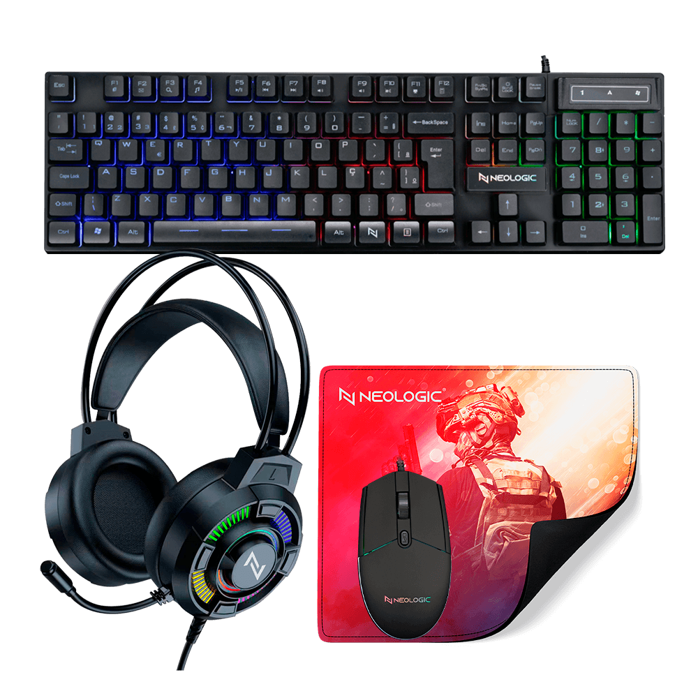 Pc Gamer Completo AMD Ryzen 5 5600GT 16GB 3200MHZ (RTX 3050 6GB) SSD 480GB, 600w 80 Plus, Monitor 24 165HZ 1MS, Neologic Aquarium - NLI87219 - Imagem 4