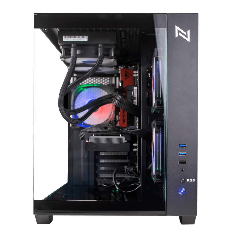 Pc Gamer AMD Ryzen 5 5500 16GB 3200Mhz (RTX 3050 6GB) SSD 480GB, 600w 80 Plus, Neologic Aquarium - NLI86758 - Imagem 2