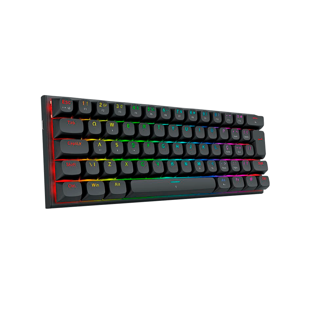 Teclado Magnetico Redragon Fidd, RGB, ABNT2, Switch Pink, Preto, K683-RGB-PT - Imagem 2