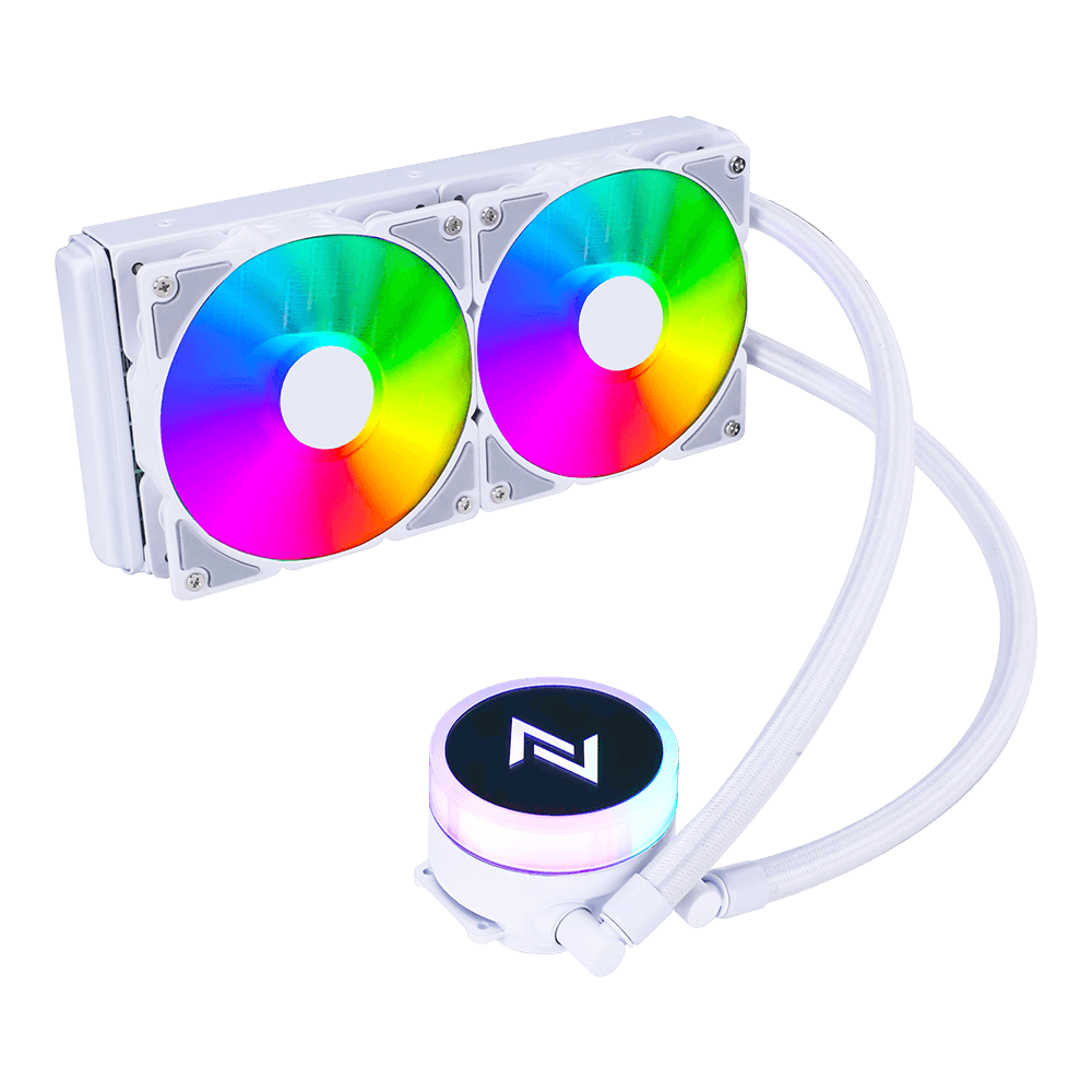 Water Cooler Neologic Liquid Color Ice Storm 2.4, Intel/AMD, Rainbow, 240mm, Branco, NLICE240R