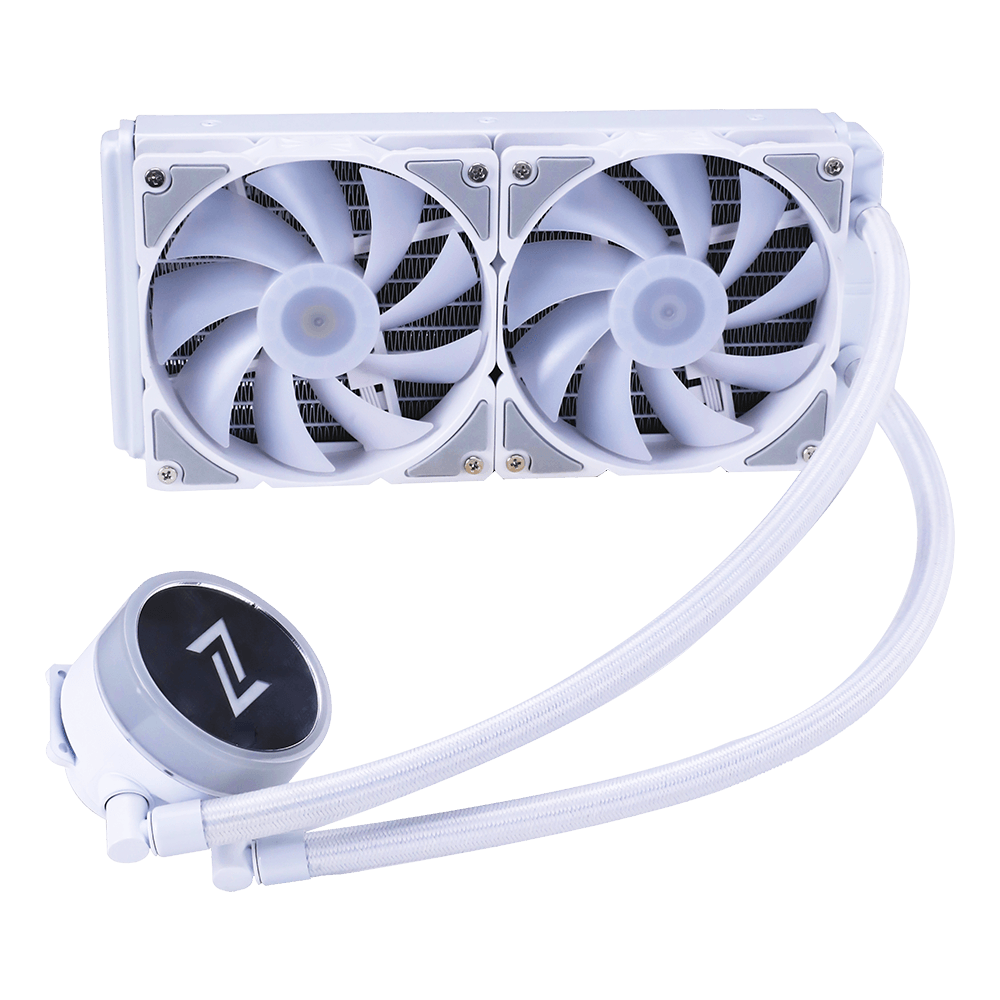 Water Cooler Neologic Liquid Color Ice Storm 2.4, Intel/AMD, Rainbow, 240mm, Branco, NLICE240R - Imagem 2
