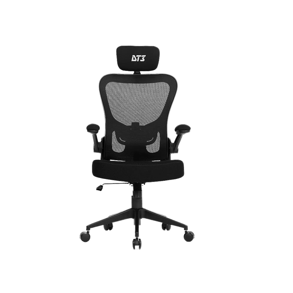 Cadeira Office DT3 Vita Headrest V2, Até 120kg, Mesh Spandex, Preto, 14228-7