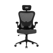 Cadeira Office DT3 Vita Headrest V2, Até 120kg, Mesh Spandex, Cinza Escuro, 14230-0
