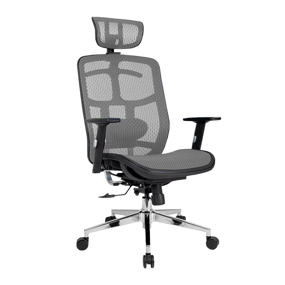 Cadeira DT3 Office Diana V2, Até 120kg, Reclinável, Cinza, 14513-4