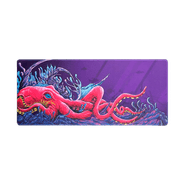 Mousepad Gamer Hybrid Deskmat Octopus Rose, EG 90x40cm, Speed e Control