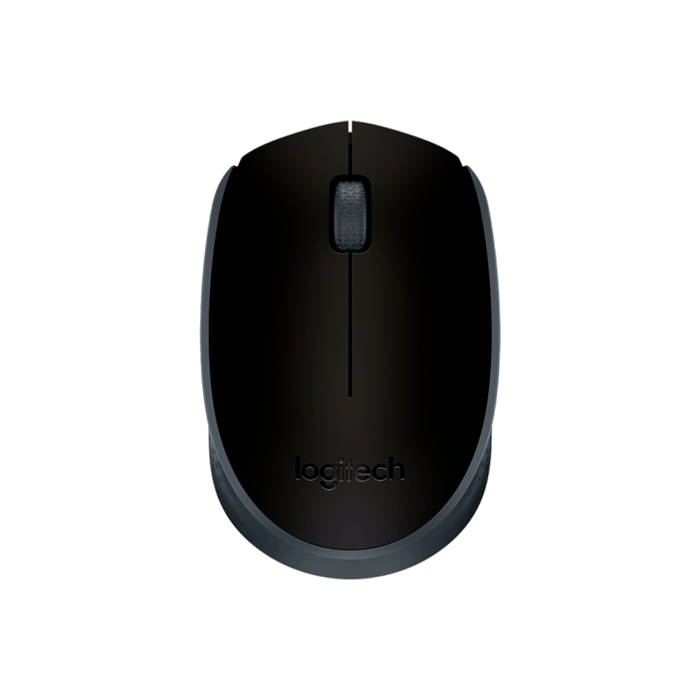 Mouse sem fio Logitech M170 com Design Ambidestro, Compacto, Conexão USB e Pilha Inclusa, Preto - 910-004940