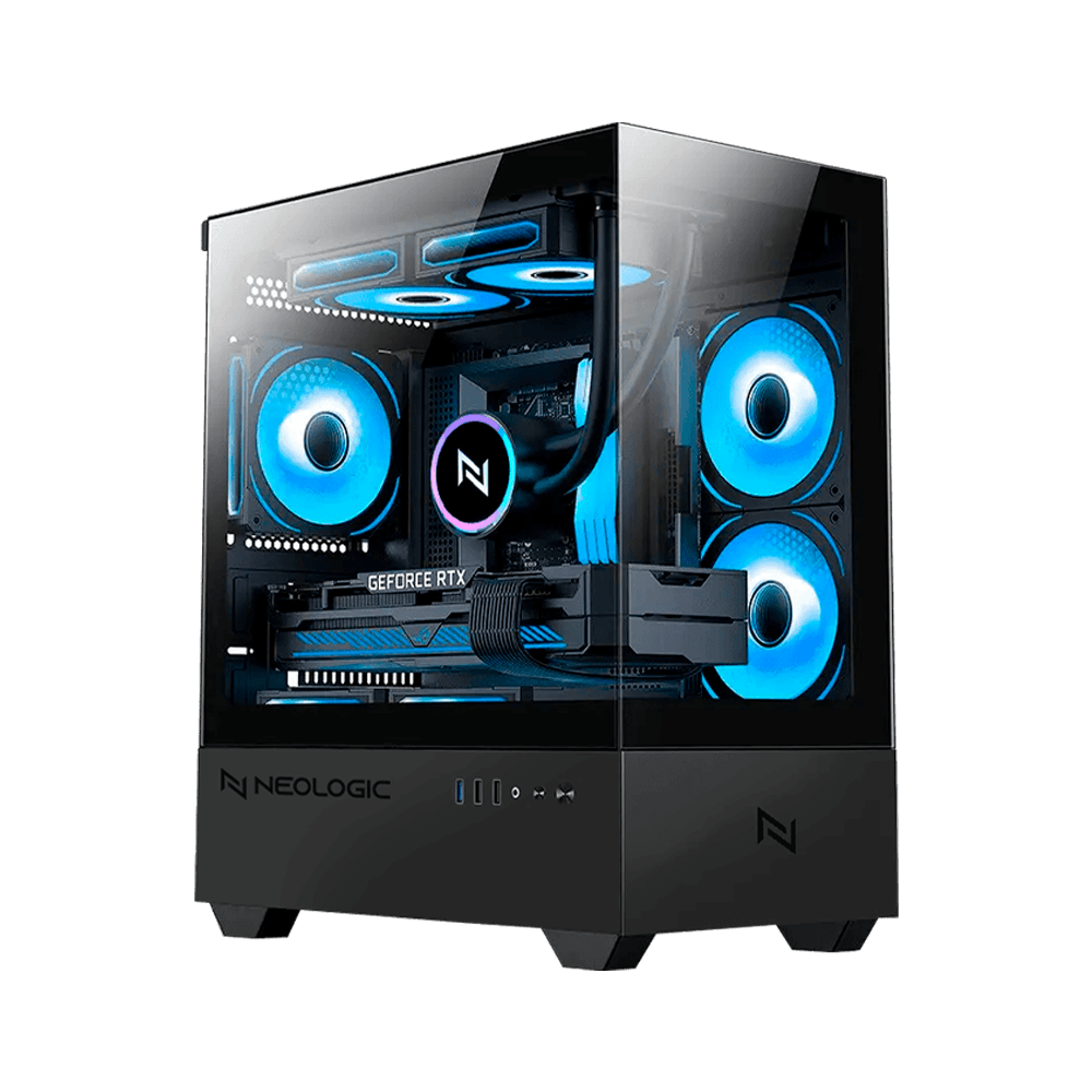 Pc Gamer Ryzen 5 4500, 16GB 3200Mhz, (RX 580 8GB), A520M, SSD 480GB, 500W 80 Plus, 3 fans RGB, Teclado Mecanico Crystal Edge, Neologic - NLI91507 - Imagem 2