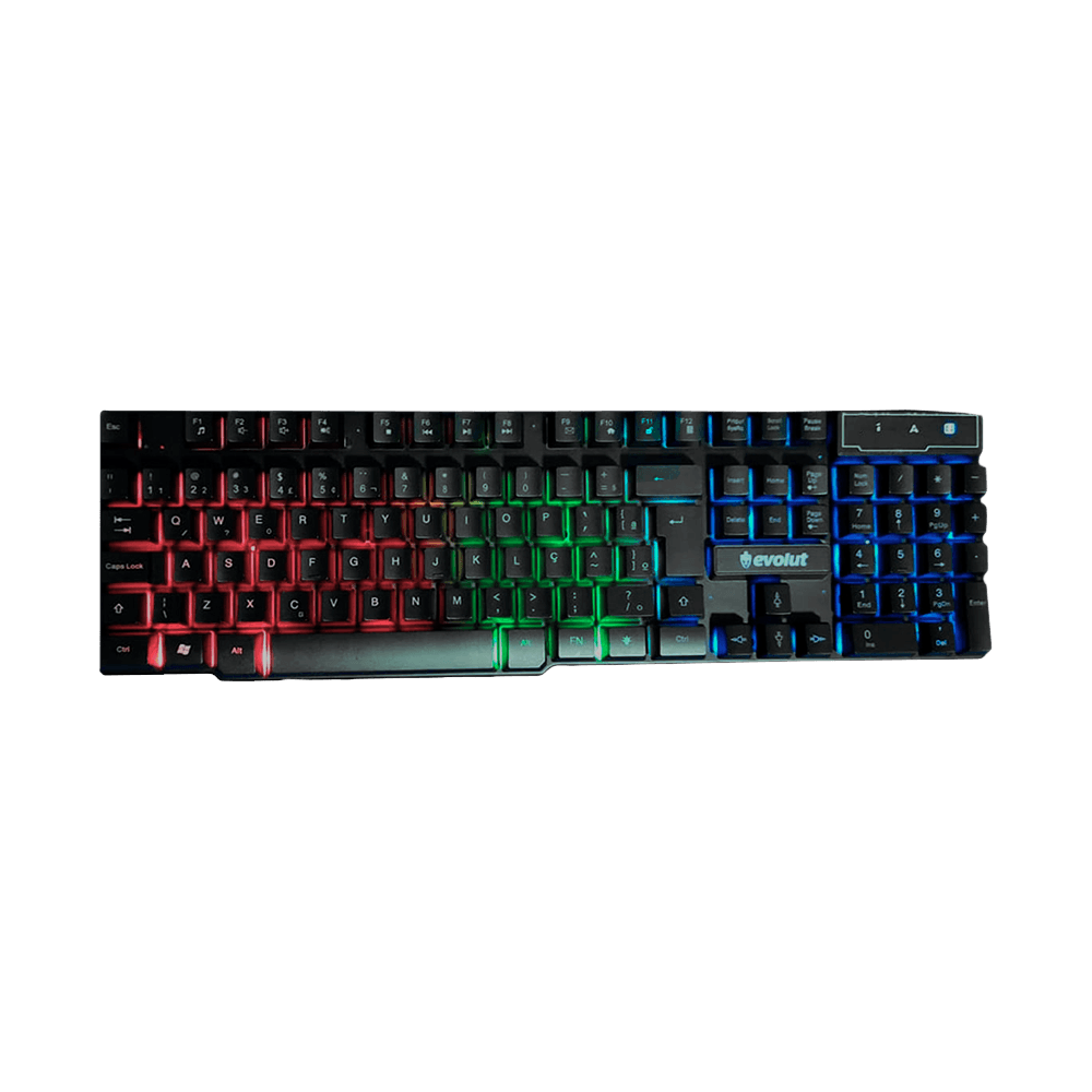 Teclado Gamer Evolut Hawke Usb, Rainbow - Eg206 - Imagem 2