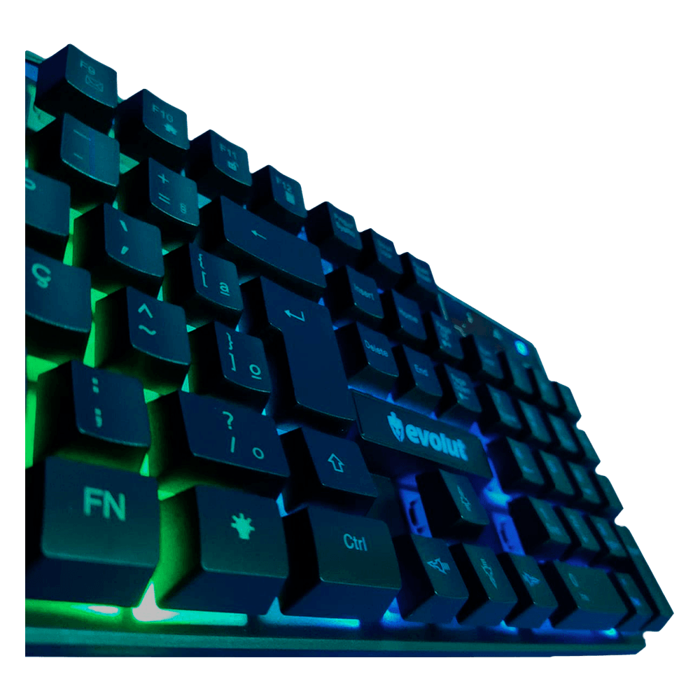 Teclado Gamer Evolut Hawke Usb, Rainbow - Eg206 - Imagem 4