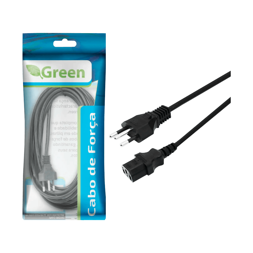 Cabo De Força Tripolar, 1,5 Metros, 3 x 0,75mm, 10A - Imagem 2