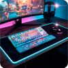 Teclado Gamer Mecânico Skyloong GK87 Pro Summer, Switch KTT Silver, 3 Modos, RGB, Hot Swap, 4000mAh com design moderno,