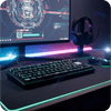 Teclado Gamer Mecânico Skyloong GK87 Pro Crazy Scientist, Switch Ktt Silver, 3 Modos, RGB, Hot Swap, 4000mAh projetado para