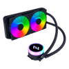 Water Cooler Neologic Liquid Color Dark Storm 2.4, Intel/AMD, Rainbow, 240mm, Preto, NLDRK240R com alto desempenho para