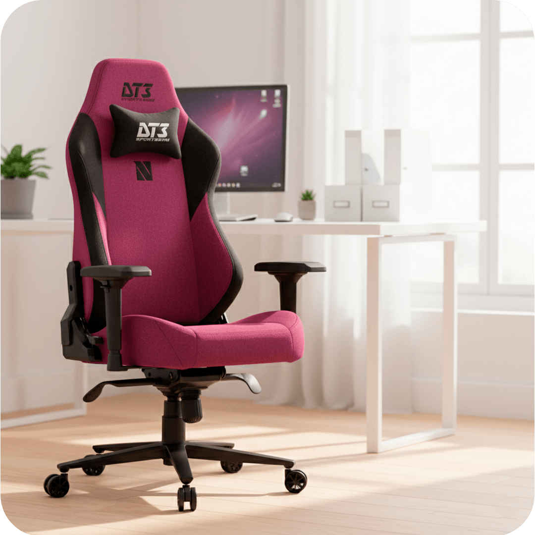 Cadeira Gamer DT3 Nero XL Grape 13638-1, Suporta Até 150kg, Com Almofada Descanso de Braço 4D - Imagem 5