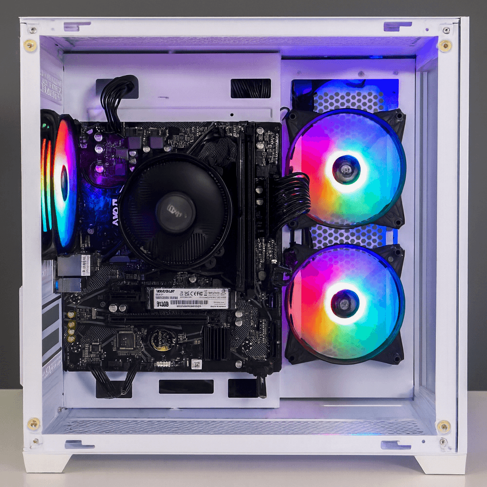 Pc Gamer Ryzen 5 5600GT, 16GB 3200Mhz, (Radeon Vega 7 Integrado), A520M, SSD 480GB, 500W 80 Plus, 3 fans RGB, Neologic - NLI90251 - Imagem 2