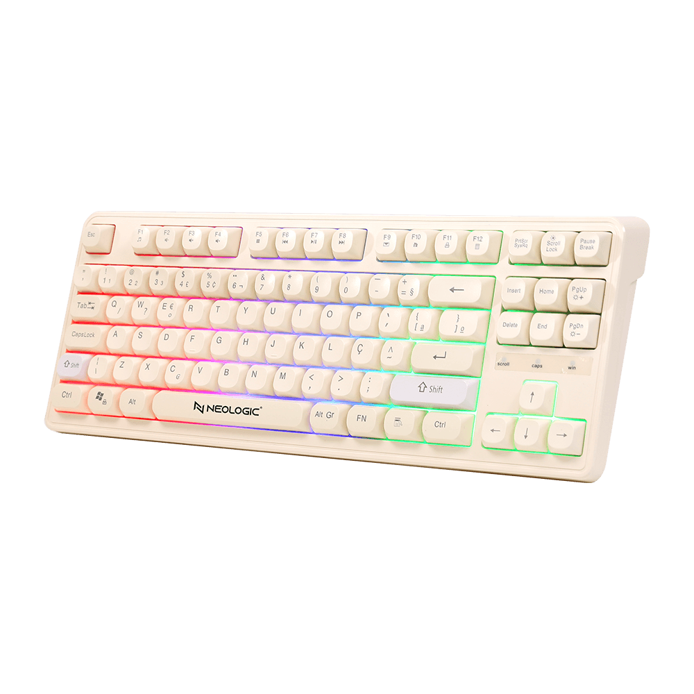 Teclado Gamer Neologic Infinite Play Colors, Teclas Coloridas, Material ABS, ABNT2, IFNT-CLS