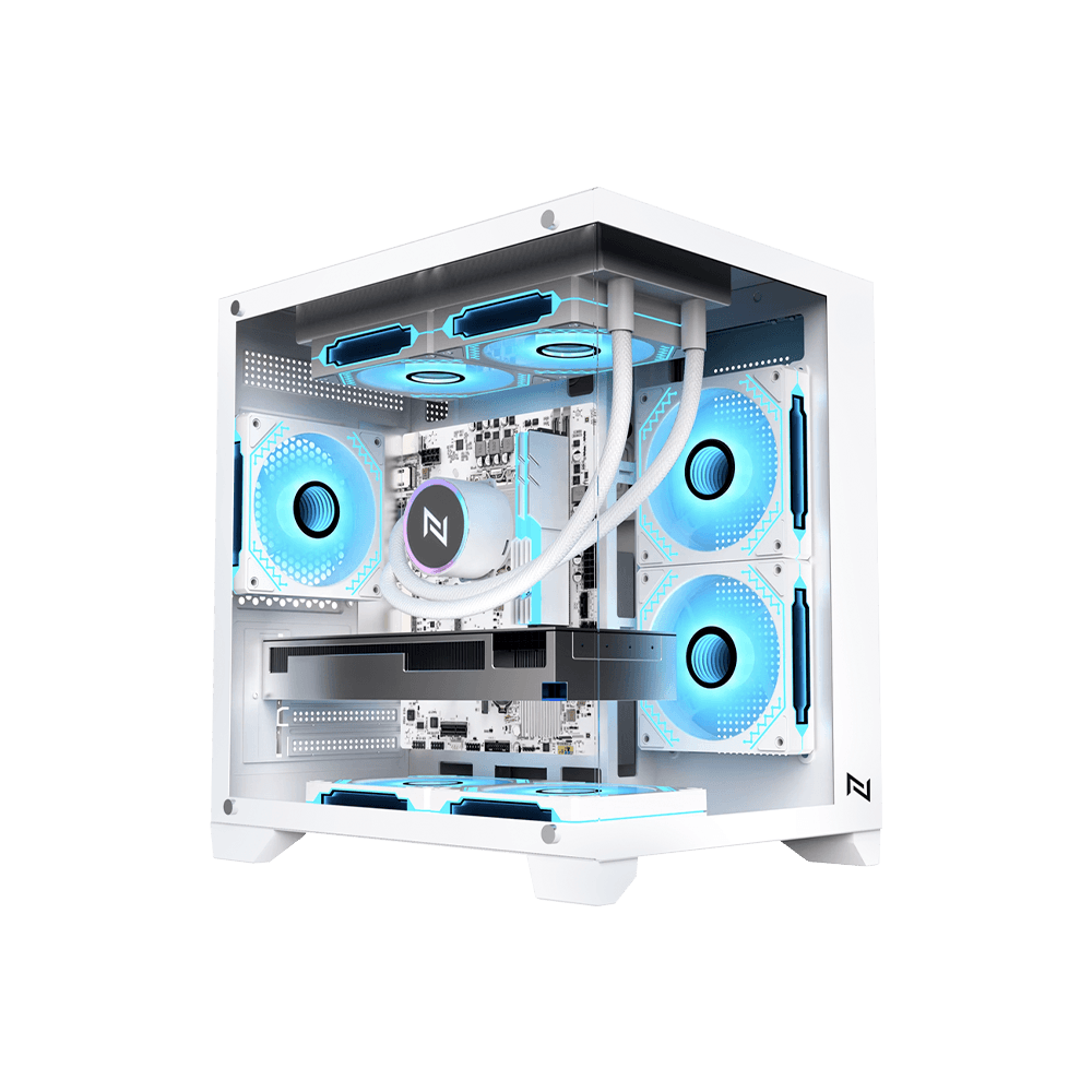 Pc Gamer Ryzen 5 4500, 16GB 3200Mhz, (RX 580 8GB), A520M, SSD 480GB, 500W 80 Plus, 3 fans RGB, Teclado Mecanico Crystal Edge, Neologic - NLI91509 - Imagem 2