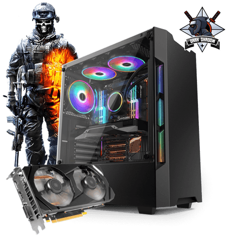 PC Gamer Neologic Dark Shadow NLI81269 Intel I3-7100 8GB (GeForce GTX 1660) 1TB PC Gamer Neologic Dark Shadow NLI81269 Intel I3-7100 8GB (GeForce GTX 1660) 1TB